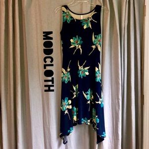 ModCloth Floral Midi Dress